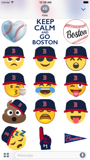 Boston Baseball Sticker Pack(圖2)-速報App