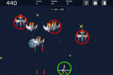 KS2 Maths Invaders screenshot 2