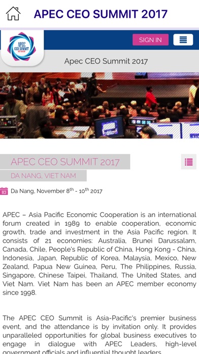 APEC CEO SUMMIT 2017 screenshot 3