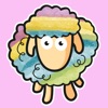 Rainbow Sheep Stickers Unicorn