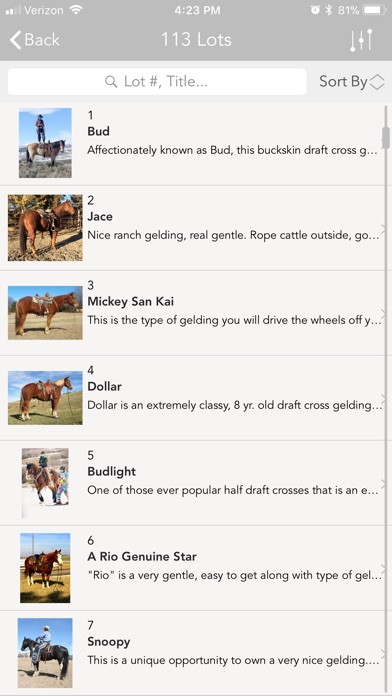 My Equine Auctions screenshot 2