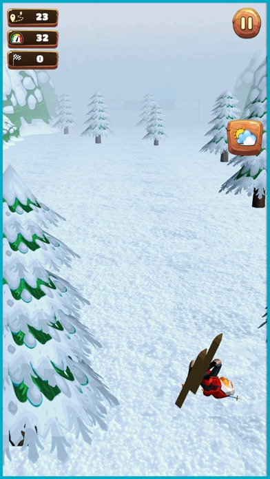 Xtreme hill Skiing Stuntman screenshot 2