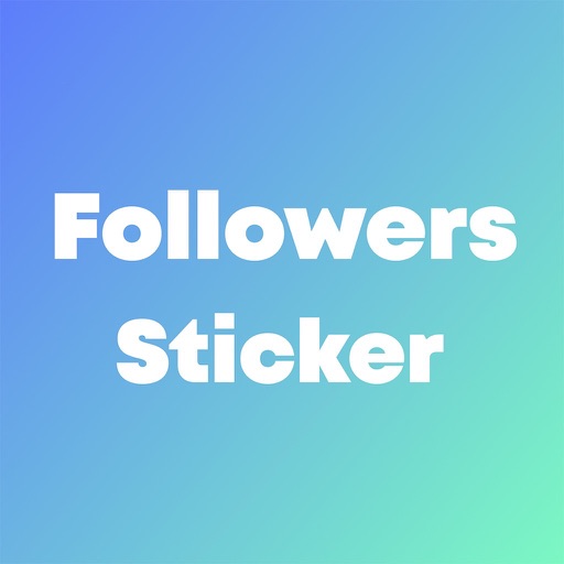Followers Sticker on instagram iOS App