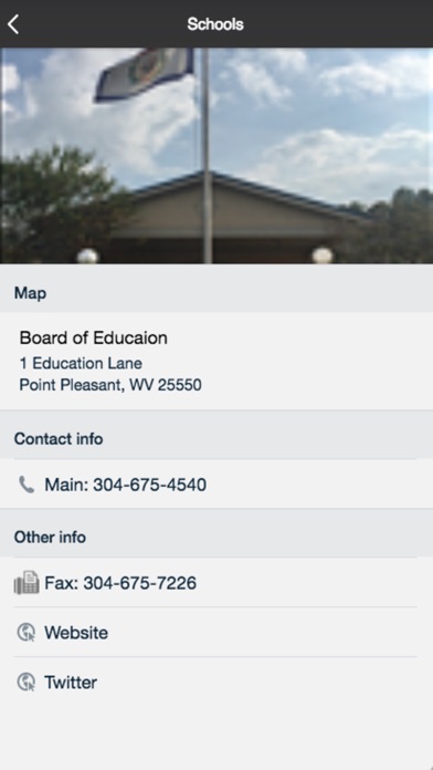 Mason County School District screenshot 2
