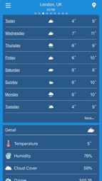 Weather forecast - radar & map Captura de tela 4