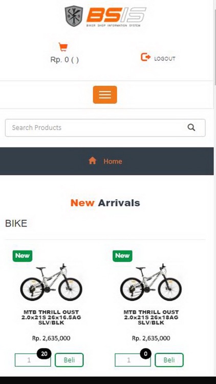 BSIS-Bikershop Informatio Sys