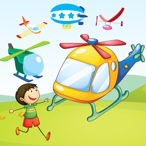 Adventurous Helicopter Race Kid-s Game: Learn-ing For Boys and Girls