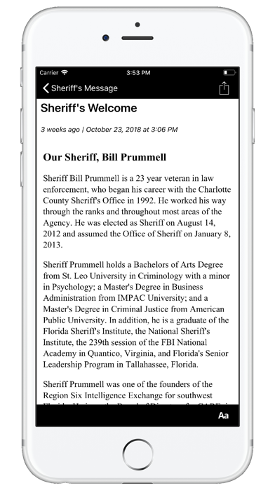 Charlotte County Sheriff screenshot 2