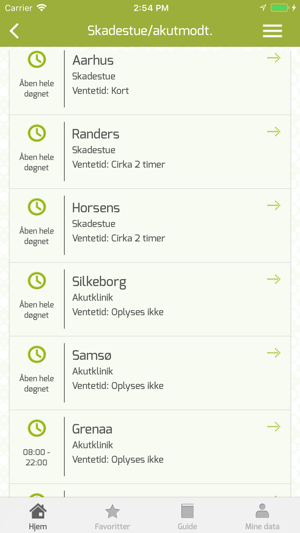Akuthjælp i app store Skadestue århus