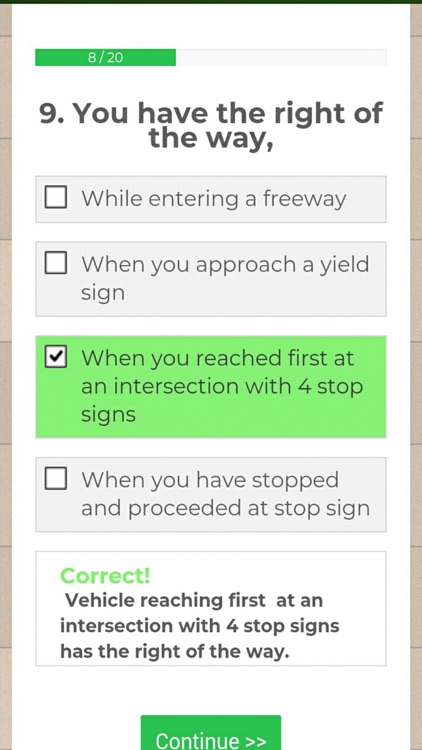 IL DMV PRACTICE DRIVING TESTS screenshot-9