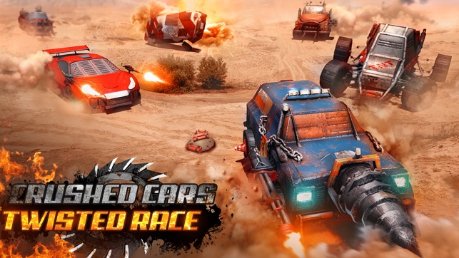 Crushed Cars 3D - Twisted Race(圖1)-速報App