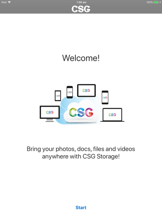 CSG Storage for iPad