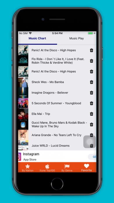 Music Charts App