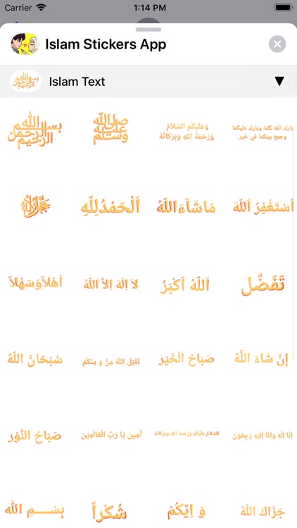 Islam Stickers App screenshot-5