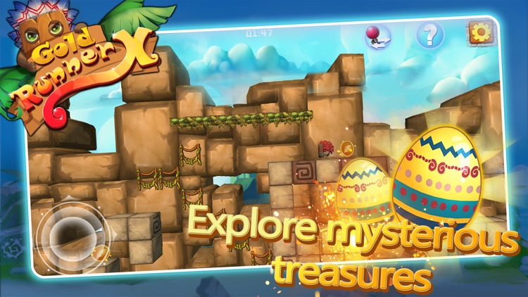 gold runner Xman -Casual puzzl screenshot-5