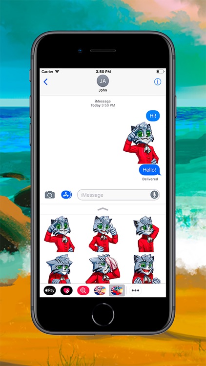 Cat Stories: Ted Stickers