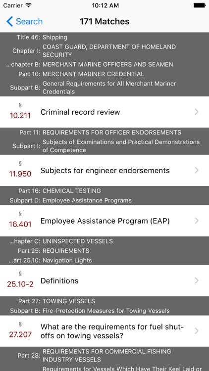 46 CFR - Shipping (LawStack Series) screenshot-4