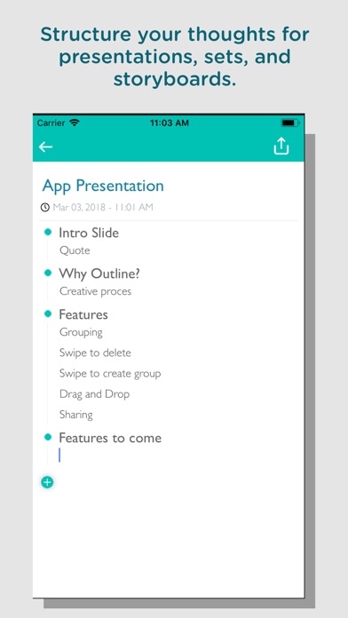 Outline - Notes, Lists, Ideas screenshot 2