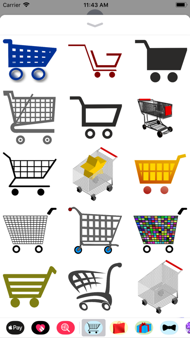 Shopping Cart Stickers screenshot 2