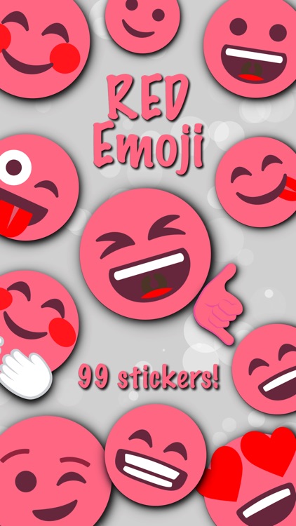 RED Emoji • Stickers