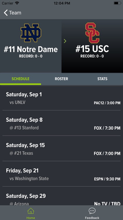 Notre Dame Football screenshot-8
