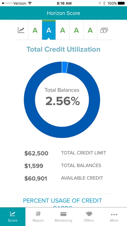 Horizon Credit Score & Report