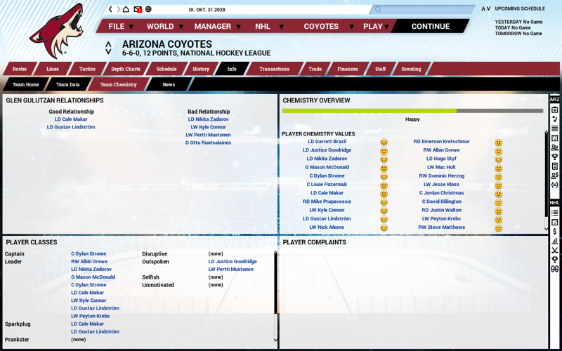 Screenshot of Franchise Hockey Manager 5