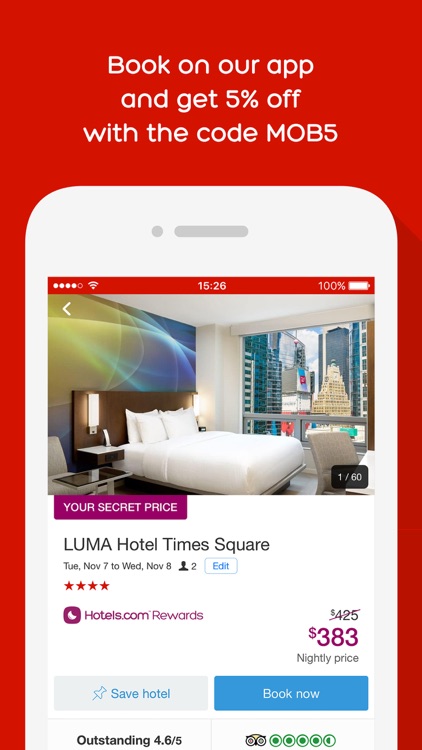 Hotels.com - Hotel booking