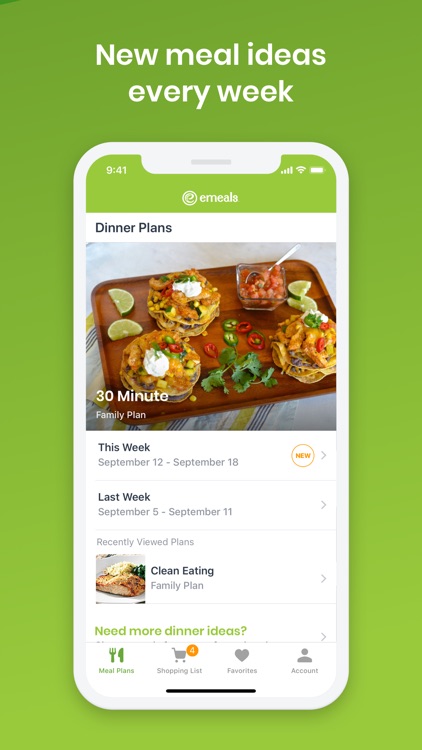 eMeals - Healthy Meal Plans screenshot-0