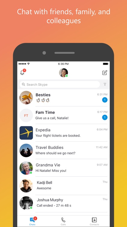 Skype for iPhone screenshot-0