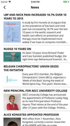 European Chiropractors' Union(圖2)-速報App