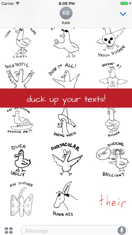 AutoCorrect Ducks! Stickers screenshot-4