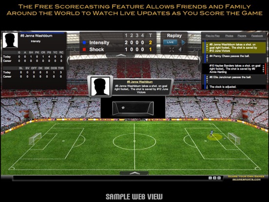Screenshot #5 pour iScore Soccer Scorekeeper