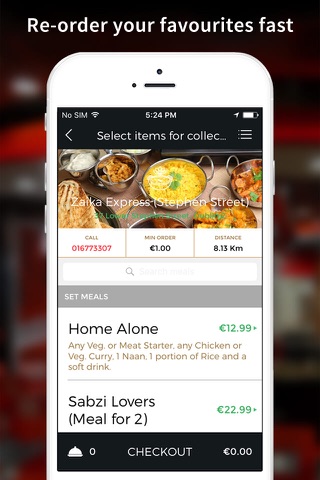 Zaika Express Indian App screenshot 3