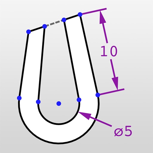 Updraw - create 2D CAD drawings with dimensions iOS App