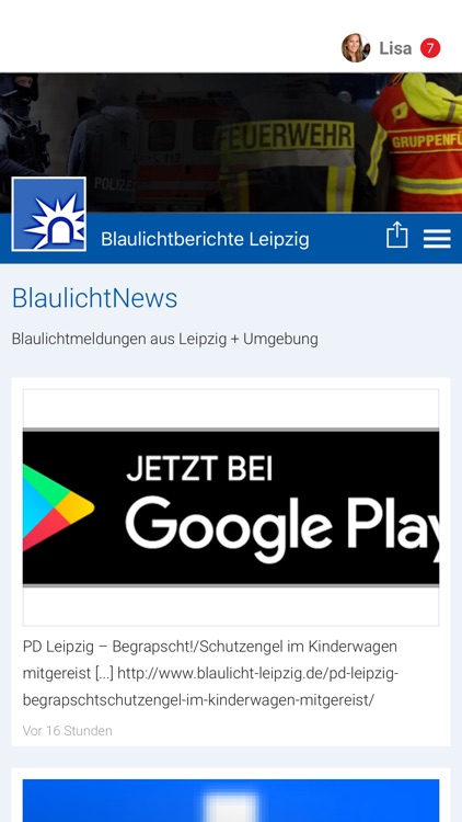 Blaulichtreport Leipzig