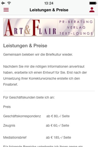 Art+Flair PR-Beratung & Verlag screenshot 3