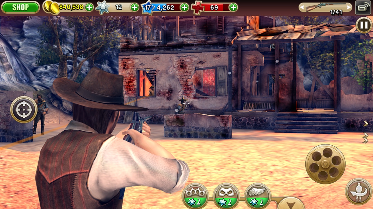 Six-Guns - Free Hack screenshot 5 - iOS game interface