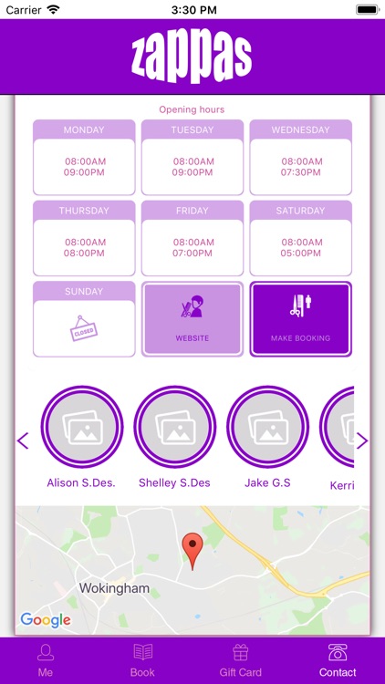 Zappas Salons screenshot-3