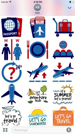 Let's go Travel - Sticker Pack for iMessage(圖2)-速報App