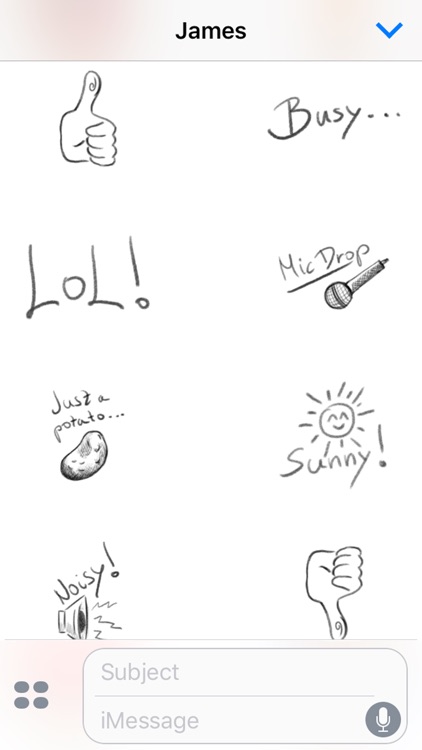 Doodles Hand drawn stickes