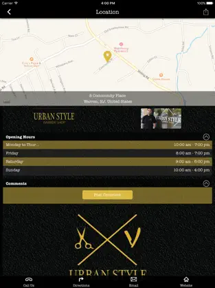 Captura de Pantalla 3 Urban Style Barber Shop iphone