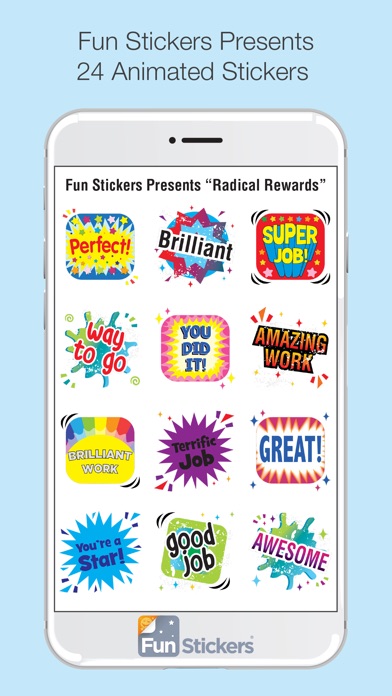 Radical Rewards iSticker screenshot 3