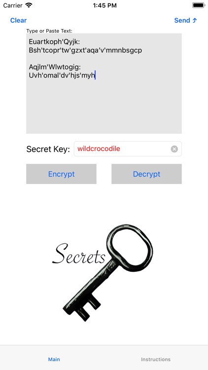 Secrets - Encrypt Messages