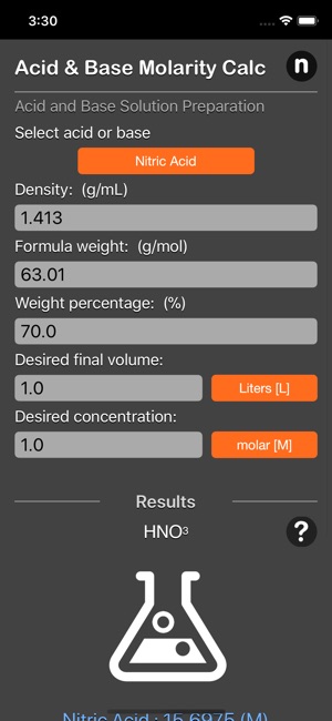 Acid and Base Molarity Calc(圖4)-速報App