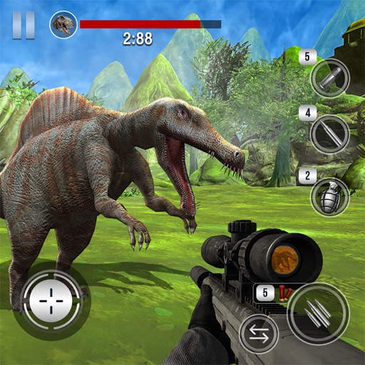Dino Hunting Sniper Jungle Icon