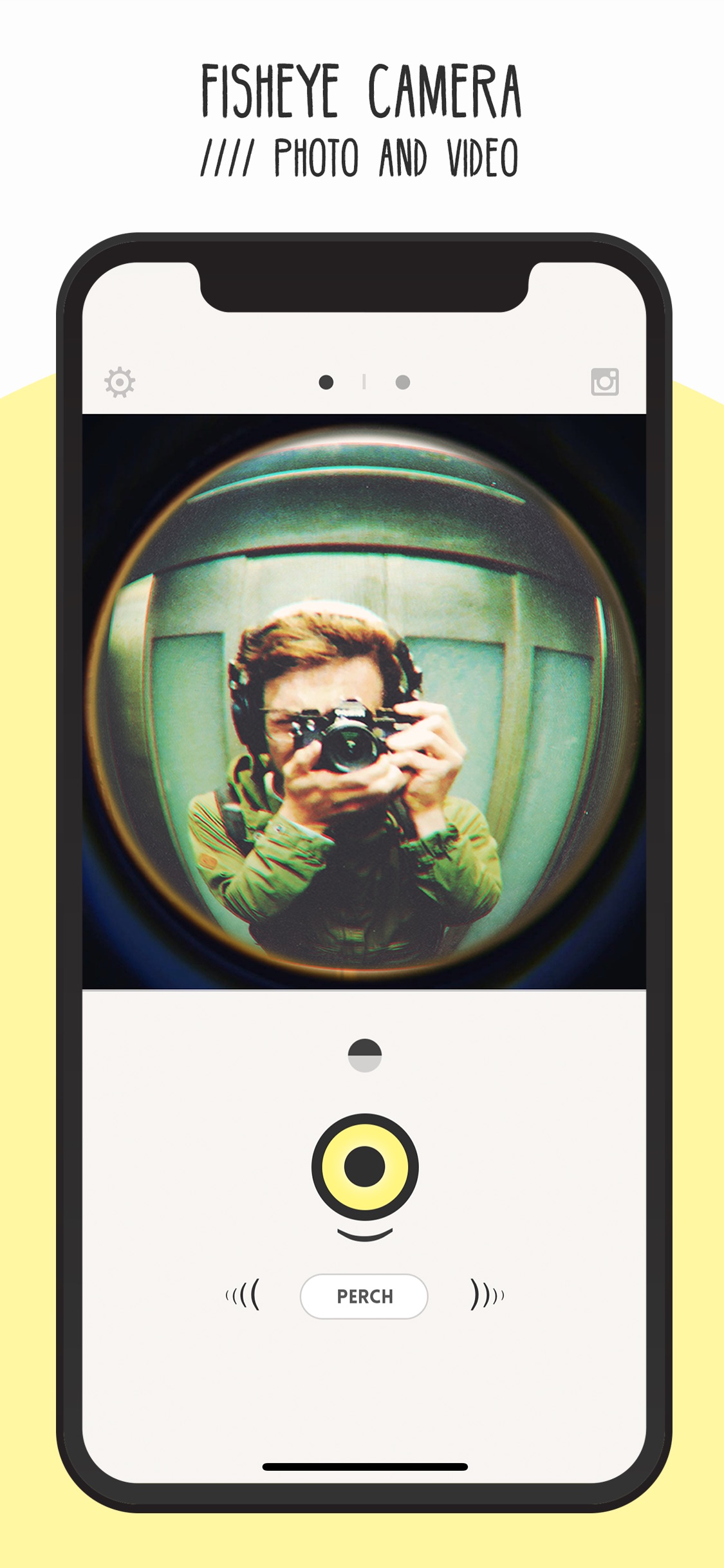 Screenshot do app FISHI - Fisheye Camera
