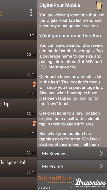 DigitalPour - Pocket Beer Menu screenshot-4