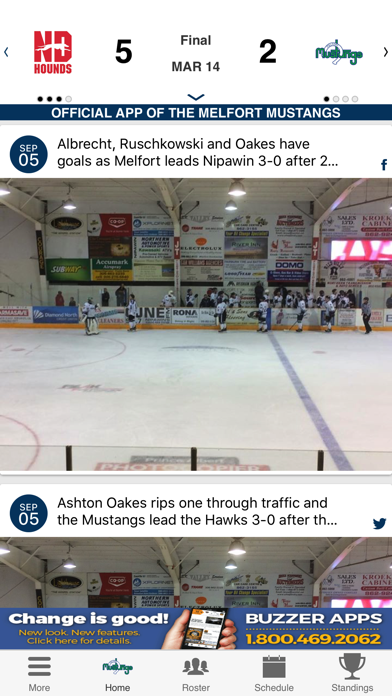 Melfort Mustangs Official App screenshot 2