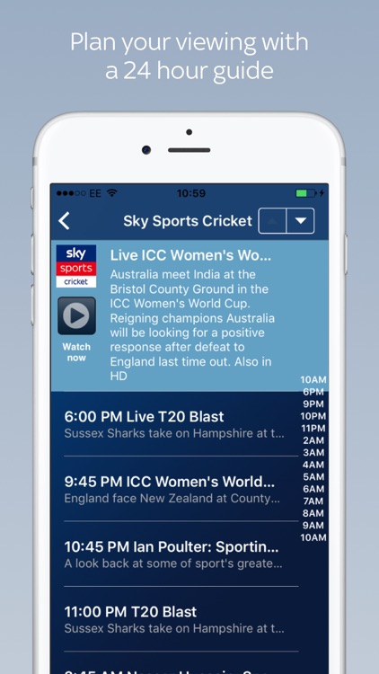 Sky sports discount cricket live tv